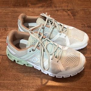 Women’s size 5 on cloud running shoes